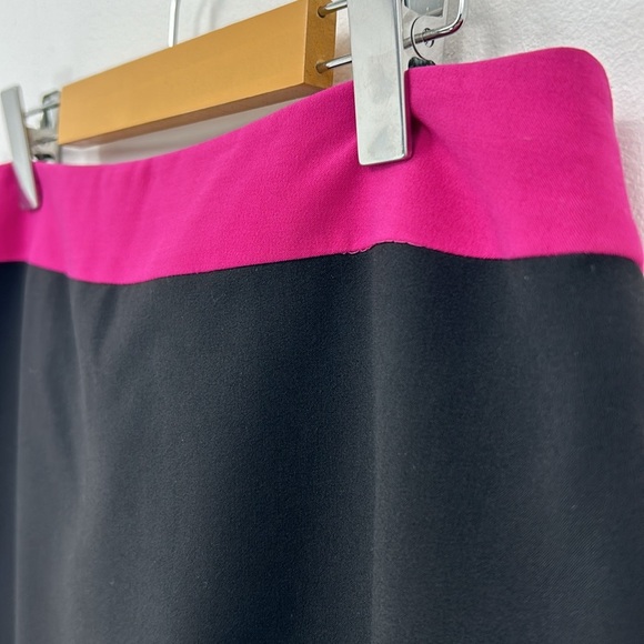 Worthington Art Deco Pencil Skirt Lined Zipper Size 14 Office Polkadot Work Suit - Picture 3 of 16